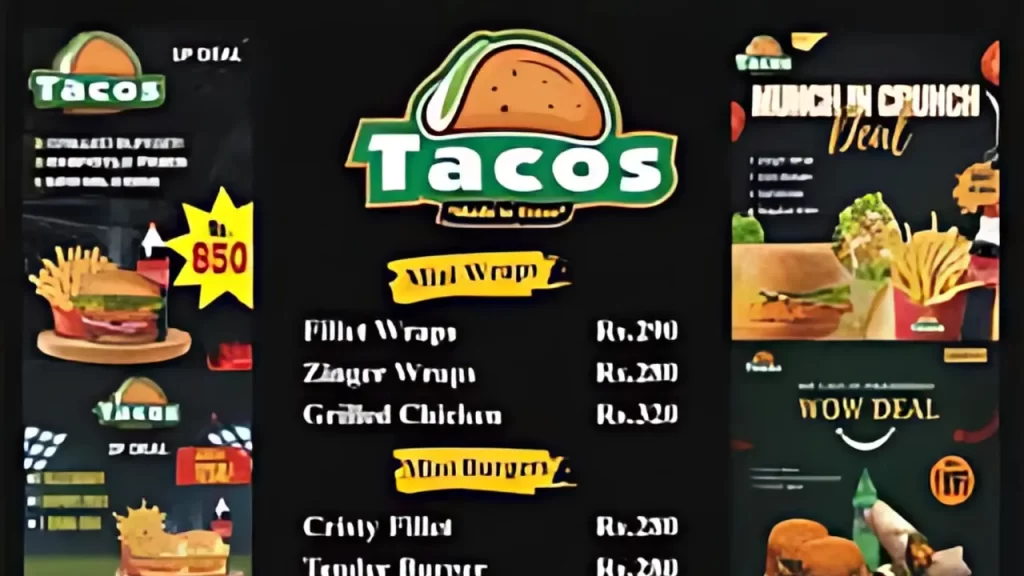 Taco Bell Menu 241 Order Tacos Menu